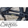 protection de base côté chaine pour Stéréo Hybrid carb  2018 - 120 mm - 140 mm - 160 mm