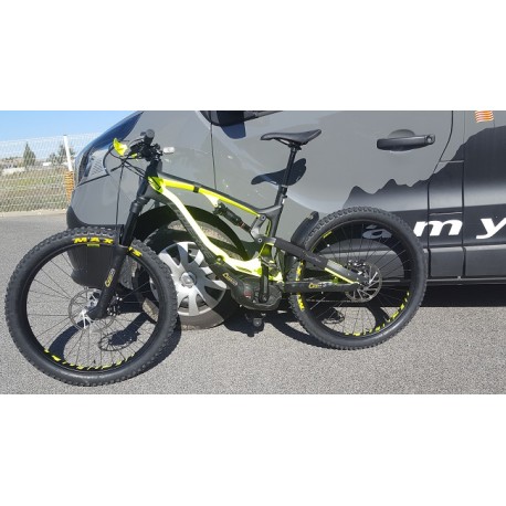 protection de base côté disque  pour Overvolt AM , carbone 2018 27,5 + 