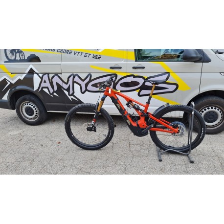 carter moteur pour Turbo Levo G3 ,carbone 29p 2022, montage avec 2 sangles  , concept EAP 